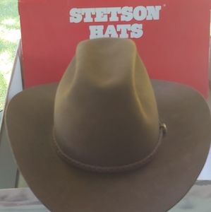 COPY Vintage- Brown Beaver Stetson Hat  7 1/4